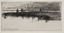 Little Calais Pier, 1865, 3 A.M., 1865. Creator: Francis Seymour Haden (British, 1818-1910)
