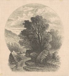 Little Cascade, 1870s-1880s. Creator: Carl C. Brenner