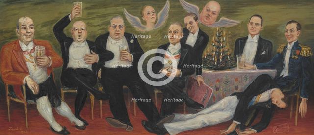 Little Christmas Eve Club, 1933. Creator: Nils Dardel.