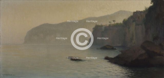 Little coast of Sorrento (grey), 1912. Creator: Henry Brokman.