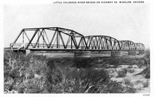 Little Colorado Bridge, Winslow, Arizona, USA, 1928