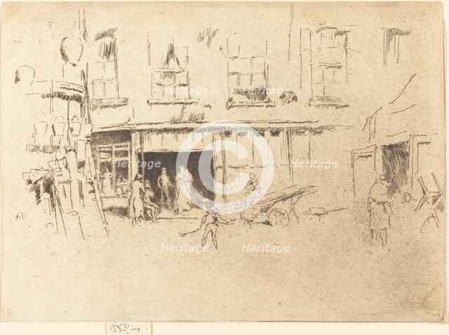 Little Court, c. 1880/1881. Creator: James Abbott McNeill Whistler.