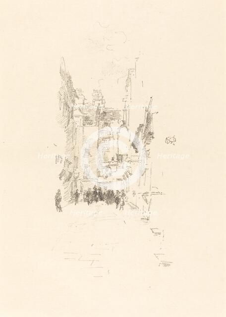 Little Court, Cloth Fair, 1887. Creator: James Abbott McNeill Whistler.