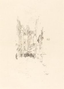 Little Court, Cloth Fair, 1887. Creator: James Abbott McNeill Whistler