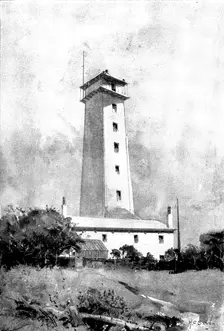 Little Crosby Lighthouse, destroyed by fire, 1898. Creator: Unknown