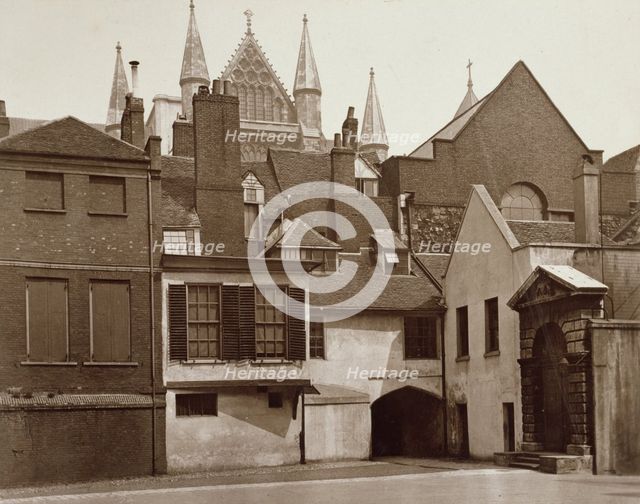 Little Dean's Yard, Westminster, c1882. Creator: Henry Dixon & Son.