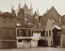 Little Dean's Yard, Westminster, c1882. Creator: Henry Dixon & Son