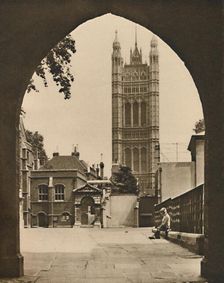 Little Dean's Yard at Westminster: A View of an English Public School c1935. Creator: Donald McLeish