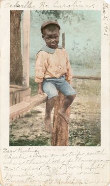 Little Eb Snow, 1900 - 1902. Creator: Detroit Publishing Company