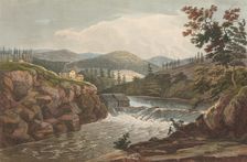 Little Falls at Luzerne (No. 1 of The Hudson River Portfolio), 1822-23. Creator: John Hill