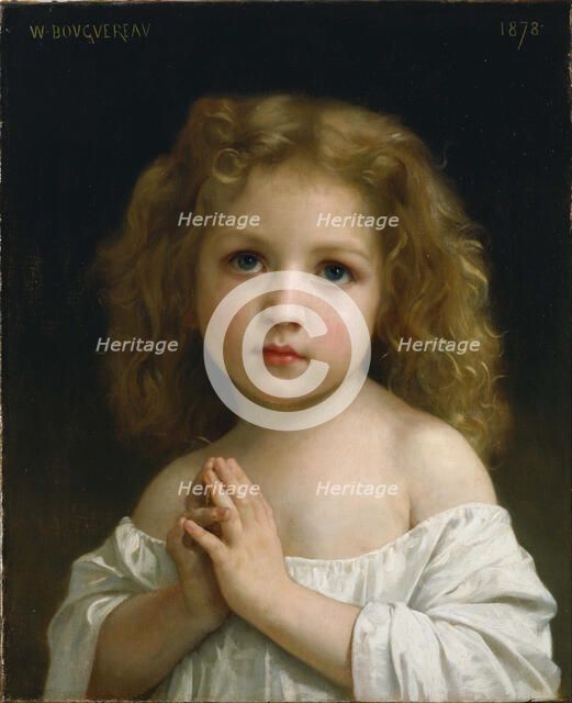 Little Girl, 1878. Artist: Bouguereau, William-Adolphe (1825-1905)