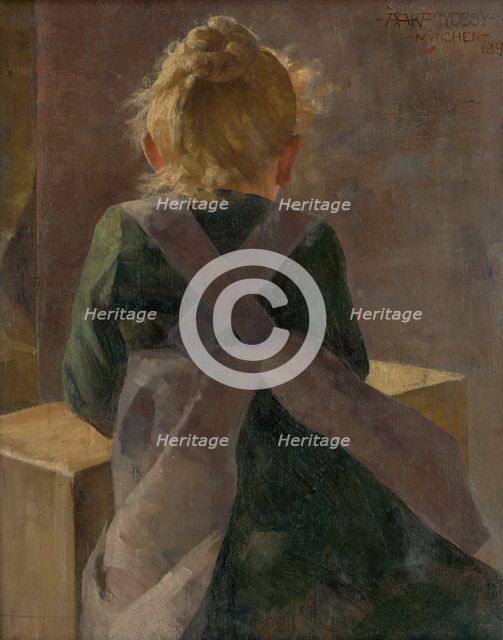 Little Girl, 1893. Creator: Akos von Aranyossy.