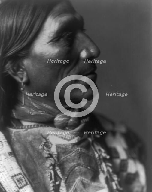 Little Hawk-Brulé, c1907. Creator: Edward Sheriff Curtis.