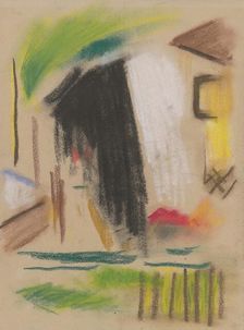 Little house with a fence, 1931-1932. Creator: Zolo Palugyay