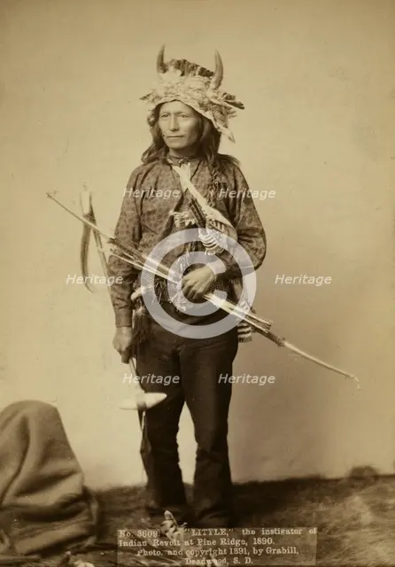 Little, instigator of Indian Revolt at Pine Ridge, 1890, 1891. Creator: John C. H. Grabill.
