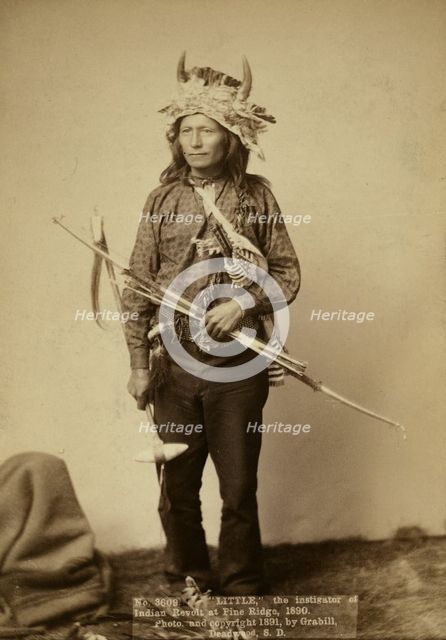 Little, instigator of Indian Revolt at Pine Ridge, 1890, 1891. Creator: John C. H. Grabill.