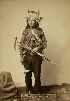 Little, instigator of Indian Revolt at Pine Ridge, 1890, 1891. Creator: John C. H. Grabill
