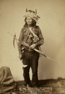 Little, instigator of Indian Revolt at Pine Ridge, 1890, 1891. Creator: John C. H. Grabill