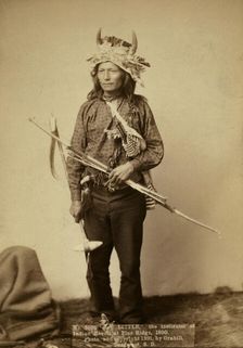 Little, instigator of Indian Revolt at Pine Ridge, 1890, 1891. Creator: John C. H. Grabill