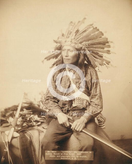 Little, instigator of Indian revolt at Pine Ridge, 1890, 1891. Creator: John C. H. Grabill.