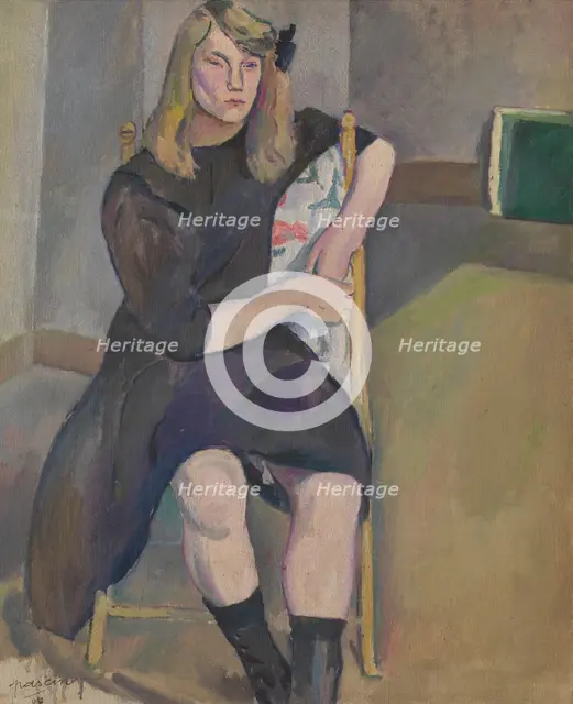 Little Jeanne, 1908. Creator: Jules Pascin.