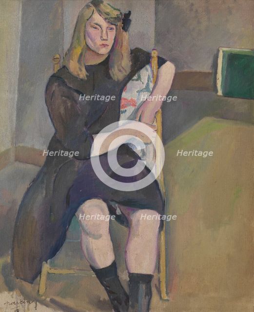 Little Jeanne, 1908. Creator: Jules Pascin.