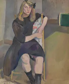 Little Jeanne, 1908. Creator: Jules Pascin