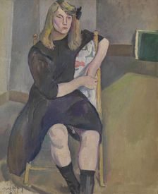 Little Jeanne, 1908. Creator: Jules Pascin