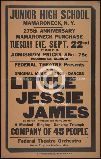 Little Jessie James, [193-]. Creator: Unknown.