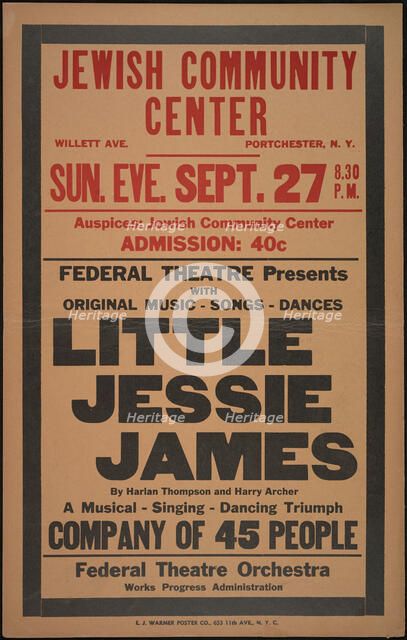 Little Jessie James, [193-]. Creator: Unknown.