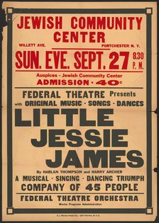 Little Jessie James, Portchester, NY, [1930s]. Creator: Unknown