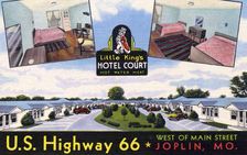 Little King's Hotel Court, Joplin, Missouri, USA, 1948