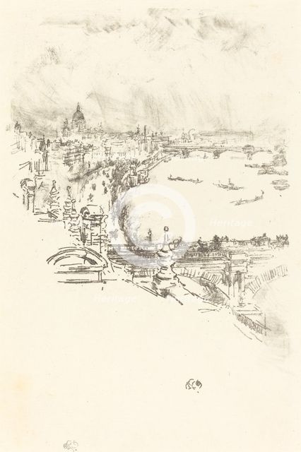 Little London, 1896. Creator: James Abbott McNeill Whistler.