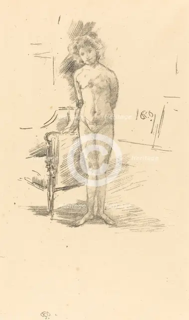 Little London Model, 1896. Creator: James Abbott McNeill Whistler.