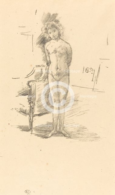 Little London Model, 1896. Creator: James Abbott McNeill Whistler.