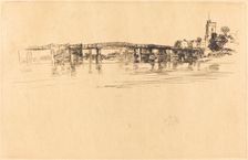 Little Putney No. 1, 1879. Creator: James Abbott McNeill Whistler