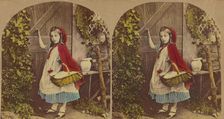 Little Red Riding Hood, about 1860. Creator: London Stereoscopic & Photographic Co