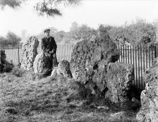 Little Rollright Stones, Rollright, Oxfordshire, c1860-c1922. Artist: Henry Taunt