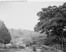 Little Round Top from Devil's Den, Gettysburg, Penn., between 1900 and 1906. Creator: Unknown
