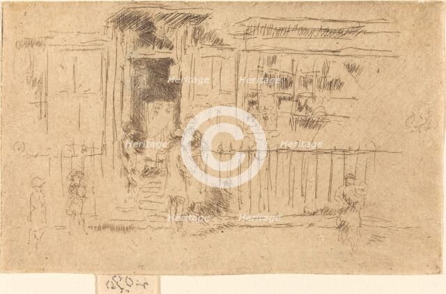 Little Steps, Chelsea, c. 1884/1886. Creator: James Abbott McNeill Whistler.