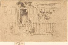 Little Steps, Chelsea, c. 1884/1886. Creator: James Abbott McNeill Whistler