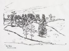 Little School-house, Land of Nod., 1918. Creator: Frederick Childe Hassam