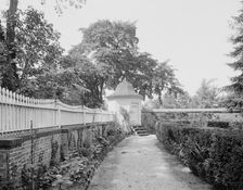 Little school room in the garden at Mt. Vernon, c.between 1910 and 1920. Creator: Unknown