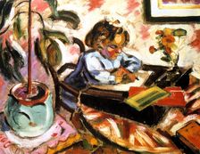 Little Schoolgirl 1907. Artist: Henri Victor Gabriel Le Fauconnier