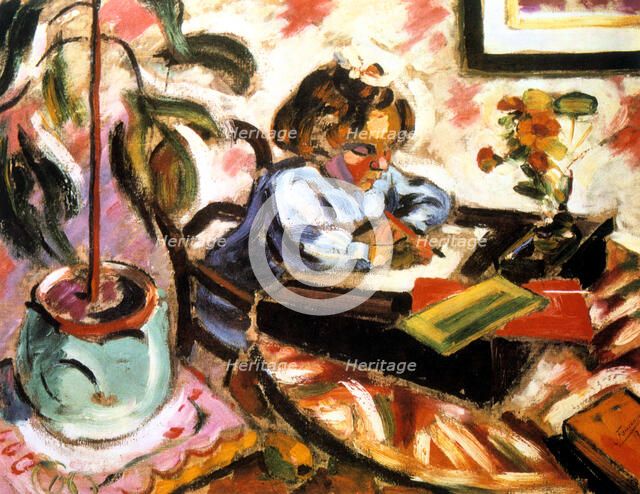 'Little Schoolgirl', 1907. Artist: Henri Victor Gabriel Le Fauconnier