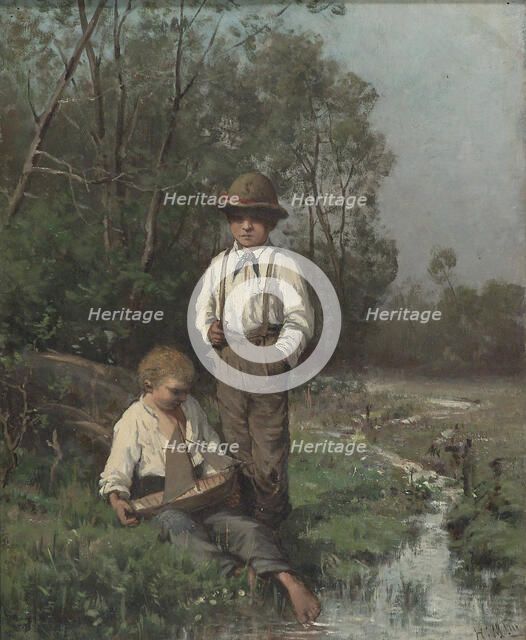 Little Shipmen, 1882. Creator: Hjalmar Munsterhjelm.