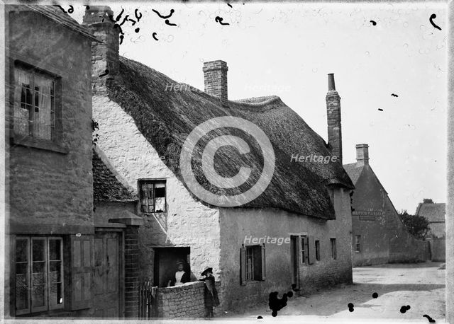 Little Thatched Cottage, Church Street, Eynsham, West Oxfordshire, 1885. Creator: Unknown.