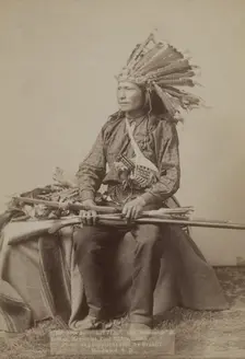 Little, the instigator of Indian revolt at Pine Ridge, 1890 [] /, 1890, c1891. Creator: John C. H. Grabill