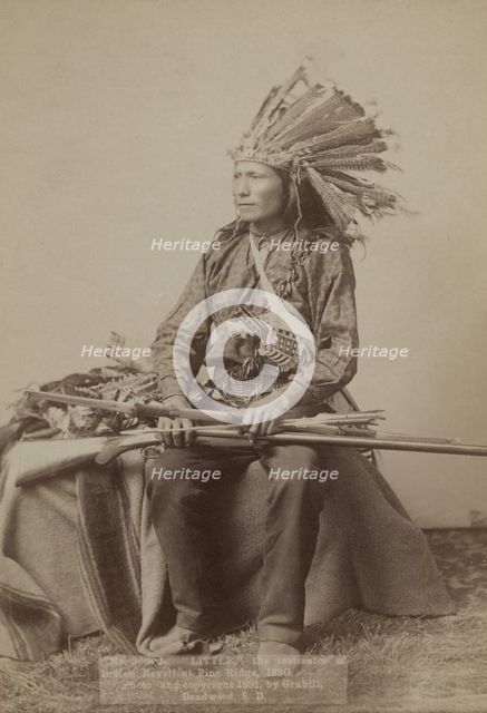 Little, the instigator of Indian revolt at Pine Ridge, 1890 [] /, 1890, c1891. Creator: John C. H. Grabill.