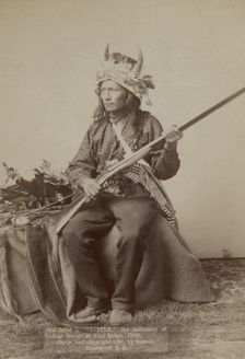 Little, the instigator of Indian Revolt at Pine Ridge, 1890, 1891. Creator: John C. H. Grabill